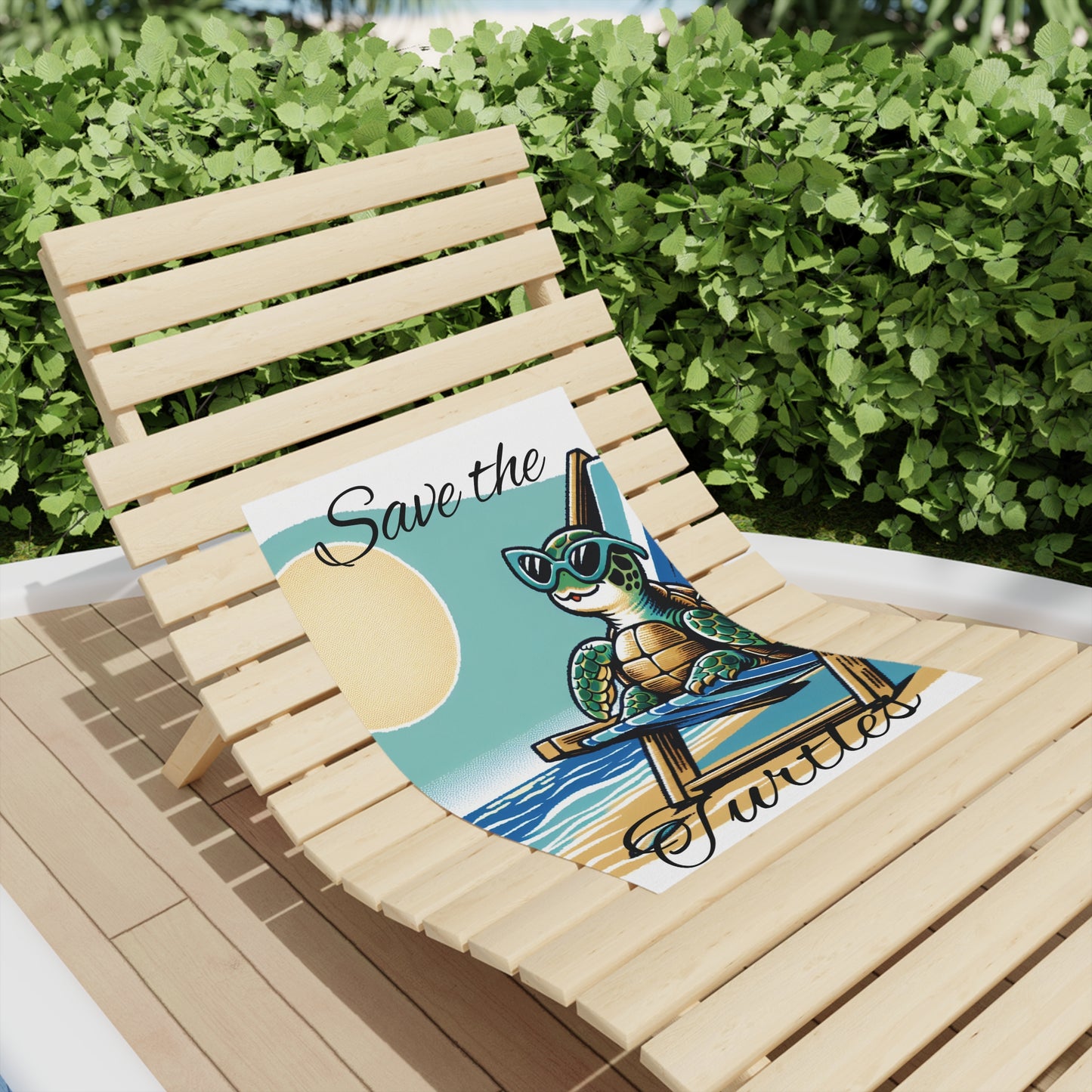Save the Turtles Beach Towel