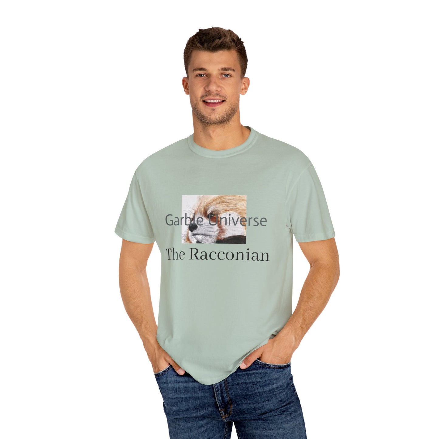 Unisex Garment-Dyed T-shirt - Garble - The Russian Racconian