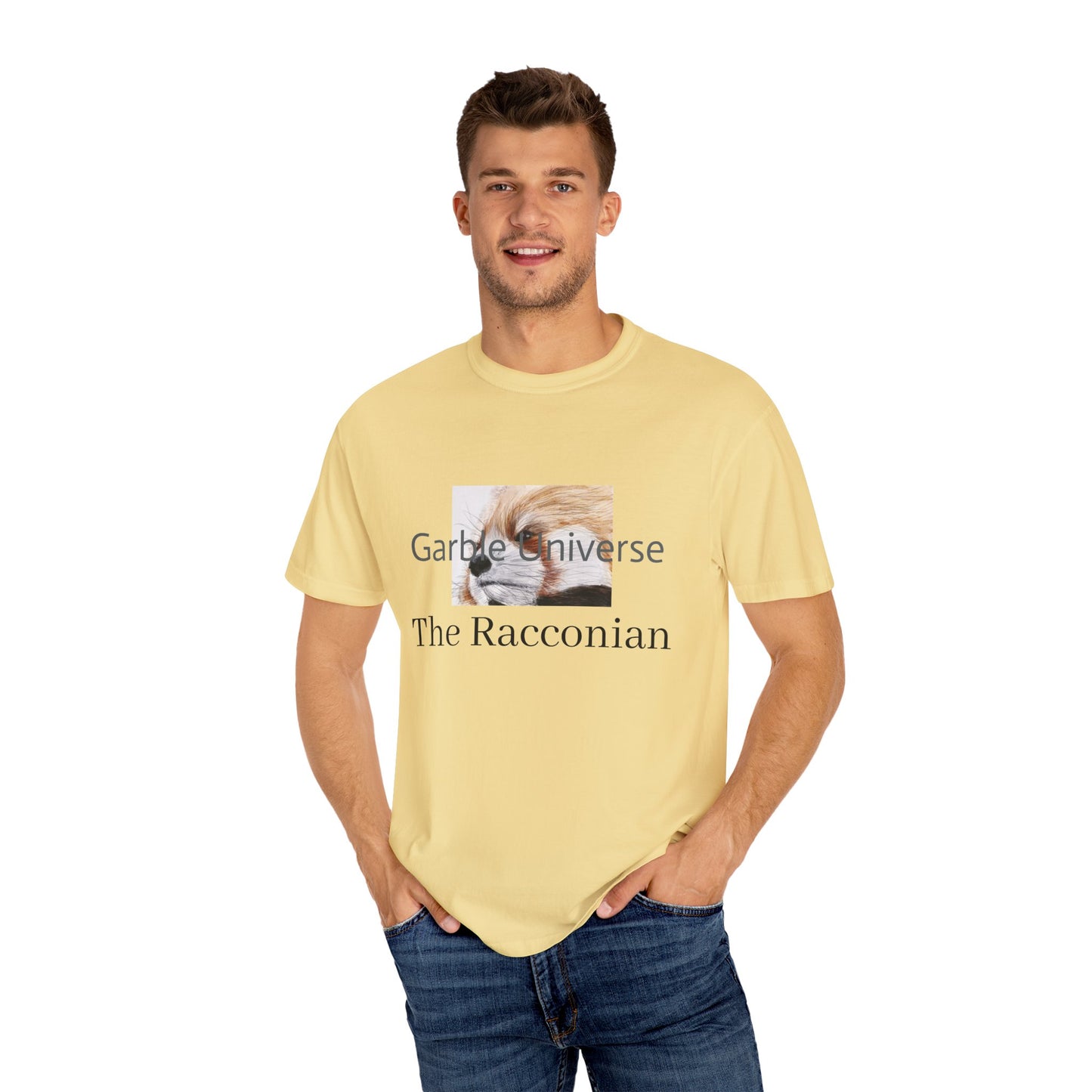 Unisex Garment-Dyed T-shirt - Garble - The Russian Racconian