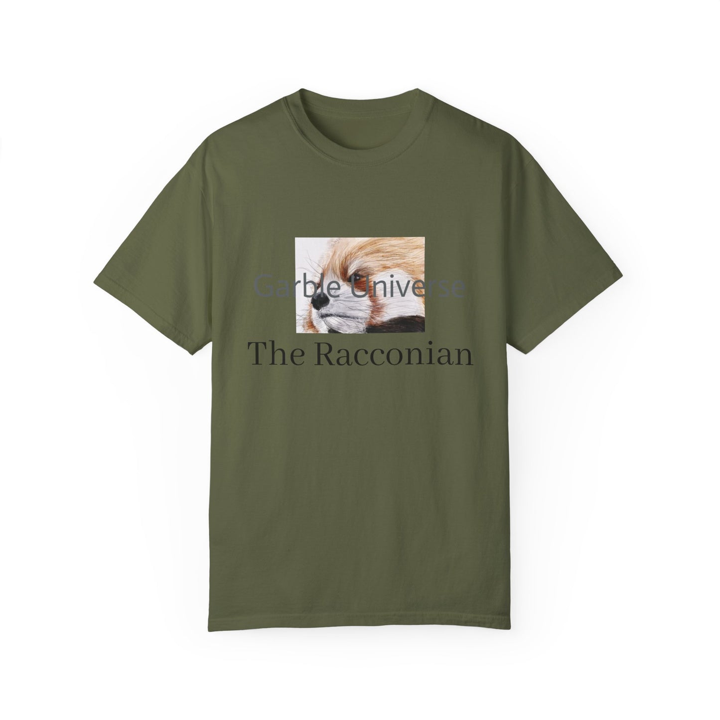 Unisex Garment-Dyed T-shirt - Garble - The Russian Racconian