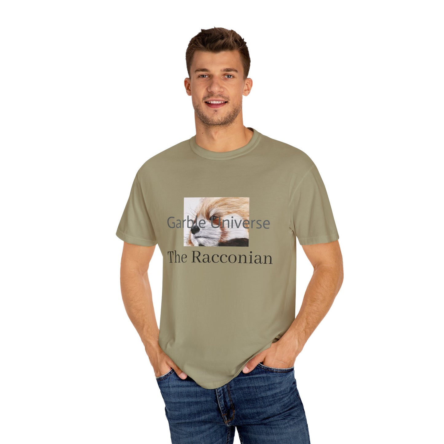 Unisex Garment-Dyed T-shirt - Garble - The Russian Racconian