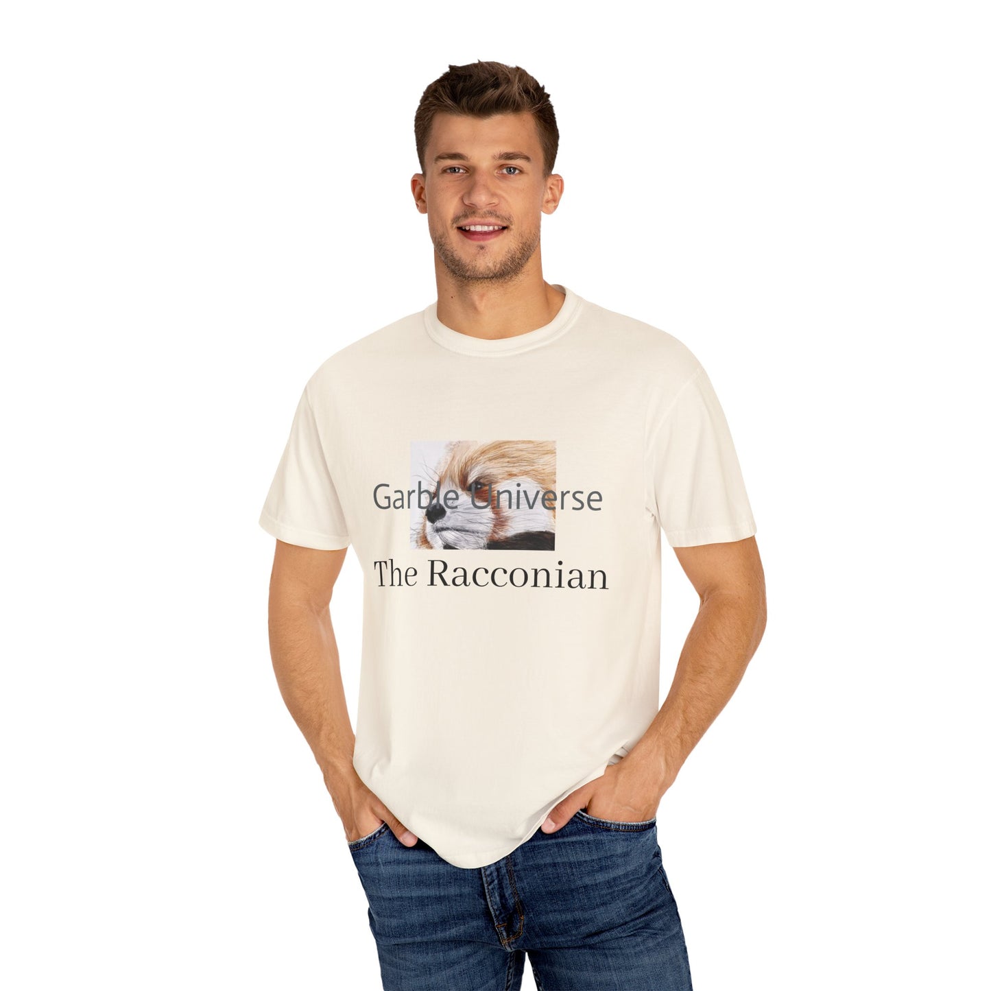 Unisex Garment-Dyed T-shirt - Garble - The Russian Racconian