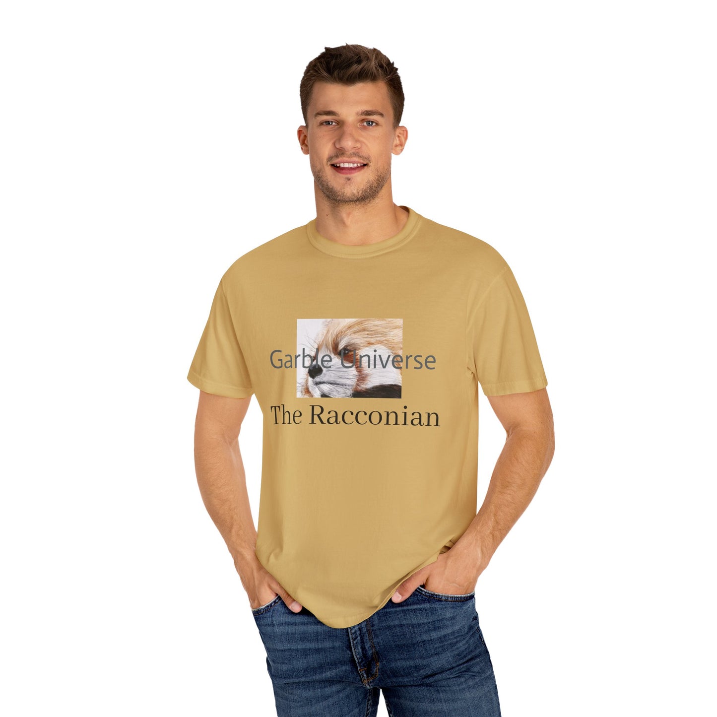 Unisex Garment-Dyed T-shirt - Garble - The Russian Racconian