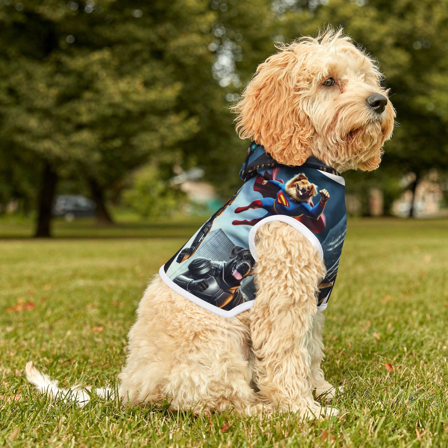 Pet Hoodie - Supper Hero Dogs fighting Crime -