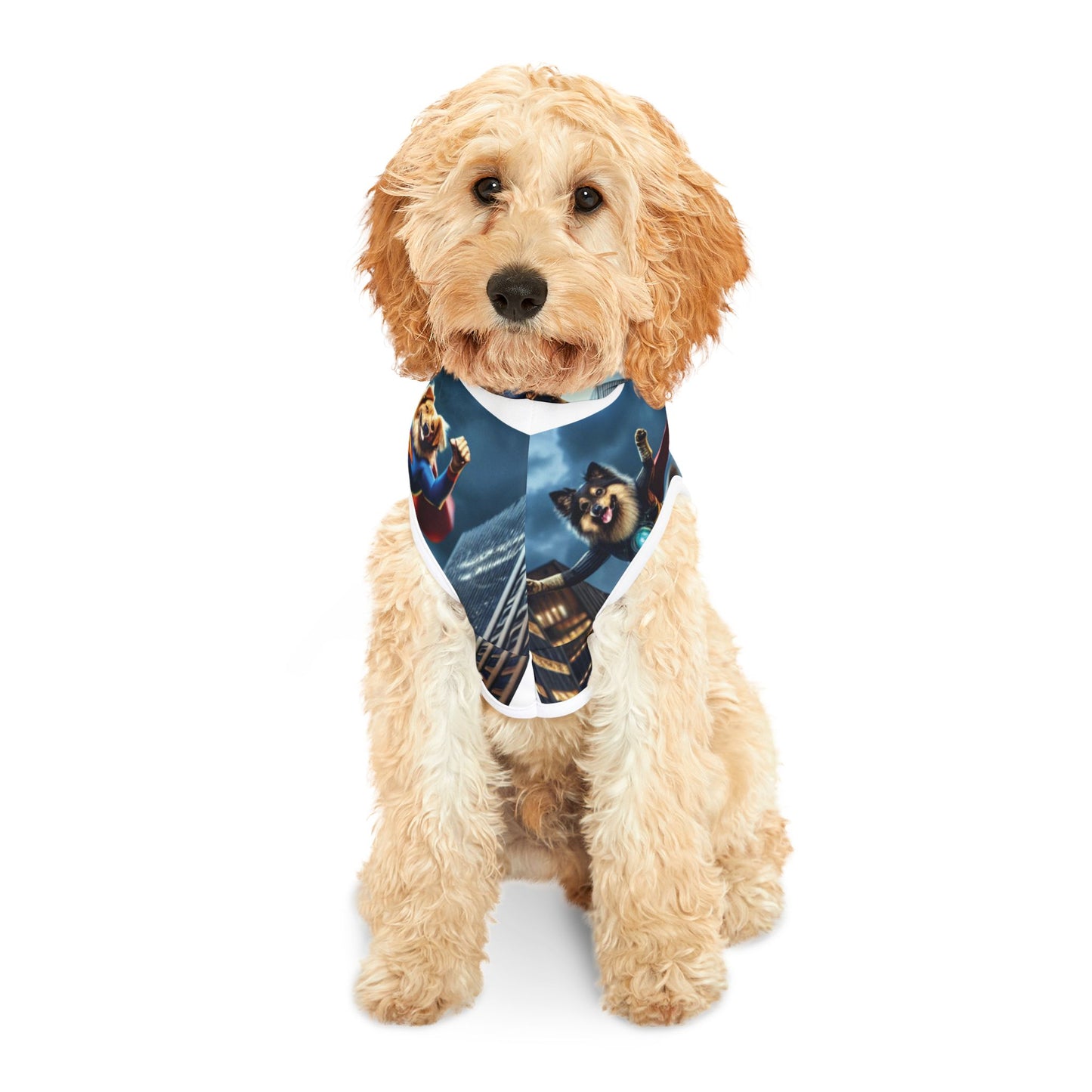 Pet Hoodie - Supper Hero Dogs fighting Crime -