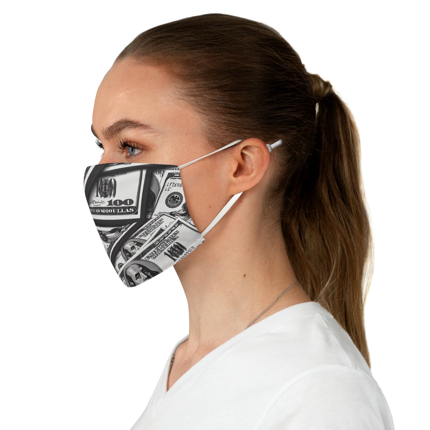 Fabric Face Mask - One Hundred Dollar Bills