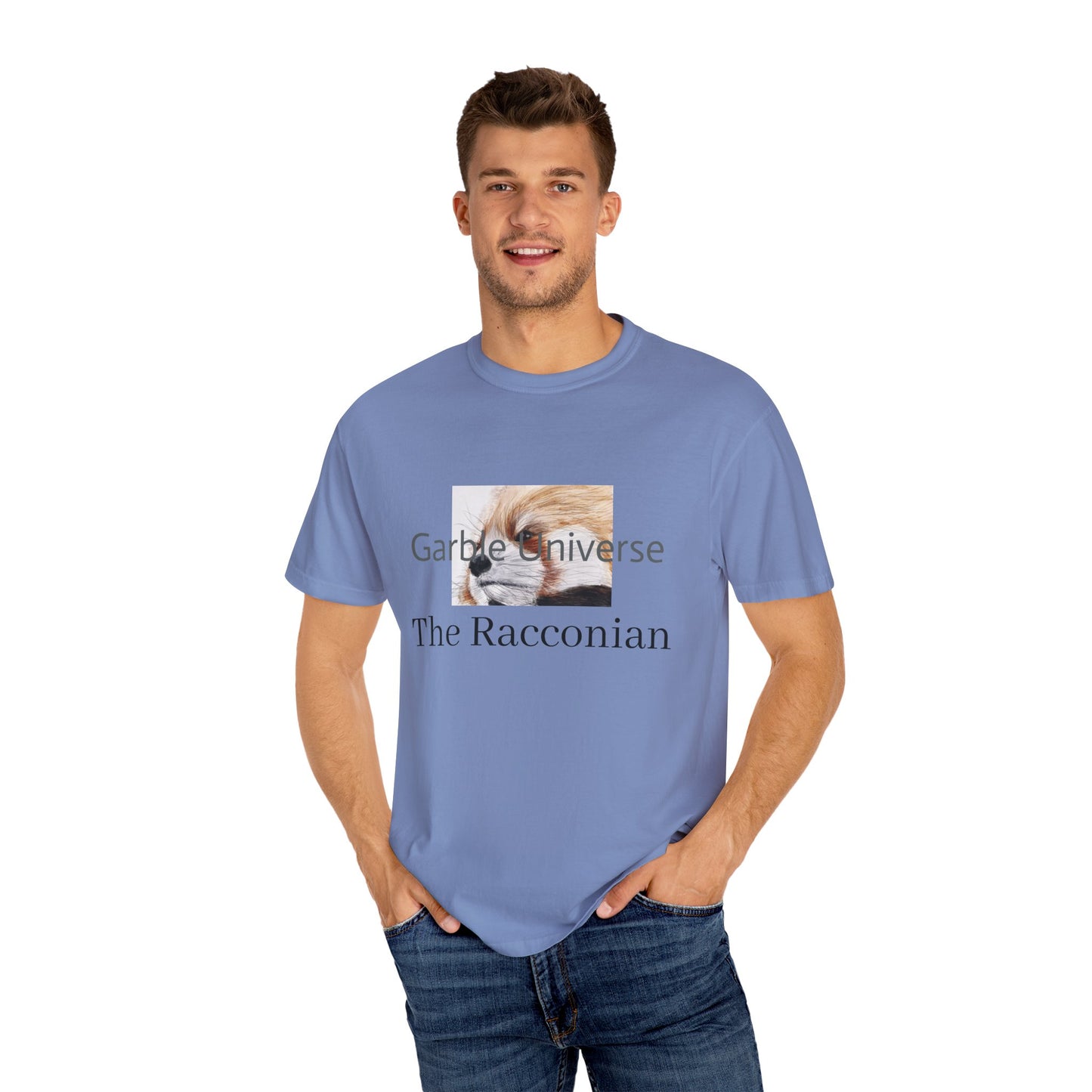 Unisex Garment-Dyed T-shirt - Garble - The Russian Racconian