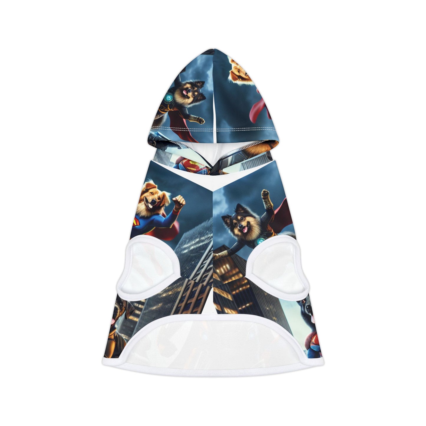 Pet Hoodie - Supper Hero Dogs fighting Crime -