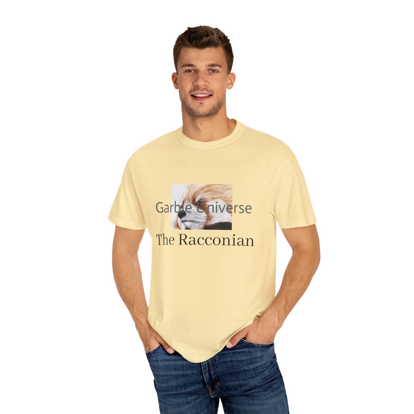 Unisex Garment-Dyed T-shirt - Garble - The Russian Racconian