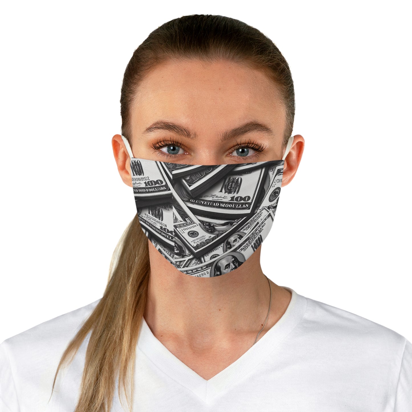 Fabric Face Mask - One Hundred Dollar Bills